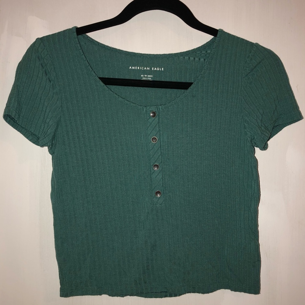 Ribbed crop top